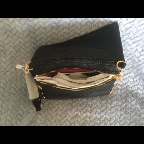 Hammitt Black Crossbody Bag with Gold Accents - Picture 3 of 7